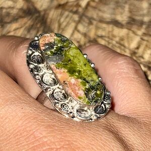 Unakite Ring Size 7 1/2